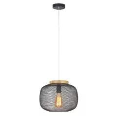   Rábalux 5238 Rupert beltéri függeszték, fekete, E27, 1x40W, D30