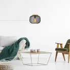 Rábalux 5238 Rupert beltéri függeszték, fekete, E27, 1x40W, D30