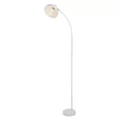   Rábalux 5239 Daron beltéri állólámpa, fém, matt fehér, E27, 1x40W