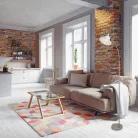 Rábalux 5241 Daron beltéri állólámpa, fém, szatén króm, E27, 1x40W