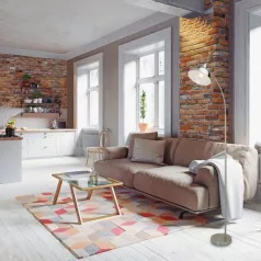   Rábalux 5241 Daron beltéri állólámpa, fém, szatén króm, E27, 1x40W