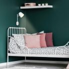 Rábalux 5243 Egon beltéri fali lámpa, fém, matt fehér, E14, 1x40W