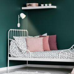   Rábalux 5243 Egon beltéri fali lámpa, fém, matt fehér, E14, 1x40W