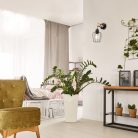 Rábalux 5244 Fabian beltéri fali lámpa, fém-fa, matt fekete, 1xE27