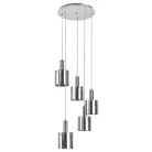 Rábalux 5251 Donati beltéri függeszték, króm, E27, 5x60W