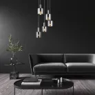 Rábalux 5251 Donati beltéri függeszték, króm, E27, 5x60W