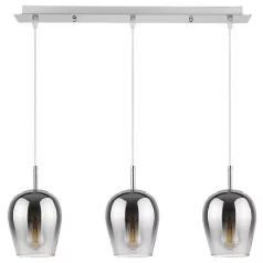   Rábalux 5253 Petunia beltéri függeszték, króm, E27, 3x60W