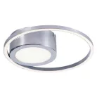 Rábalux 5289 Sirius beltéri mennyezeti lámpa, kör, króm, 20W, D30cm