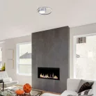 Rábalux 5289 Sirius beltéri mennyezeti lámpa, kör, króm, 20W, D30cm