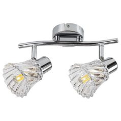 Rábalux 5300 Hestia beltéri spotlámpa, króm, E14, 2x40W