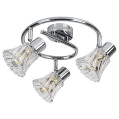 Rábalux 5301 Hestia beltéri spotlámpa, króm, E14, 3x40W