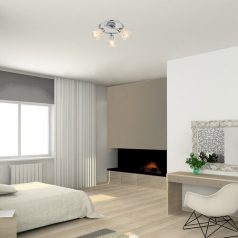 Rábalux 5301 Hestia beltéri spotlámpa, króm, E14, 3x40W