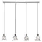 Rábalux 5303 Hestia beltéri függeszték, króm, E14, 4x40W