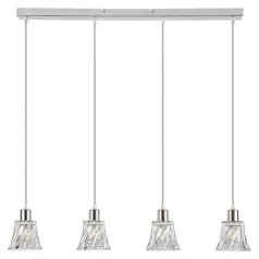   Rábalux 5303 Hestia beltéri függeszték, króm, E14, 4x40W