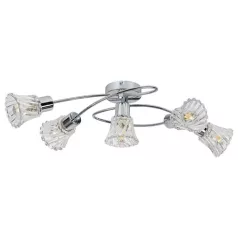   Rábalux 5304 Hestia beltéri mennyezeti lámpa, króm, E14, 5x40W