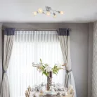 Rábalux 5304 Hestia beltéri mennyezeti lámpa, króm, E14, 5x40W