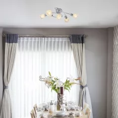   Rábalux 5305 Hestia beltéri függeszték, króm, E14, 5x40W