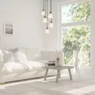 Rábalux 5334 Jarina beltéri függeszték, fekete, E27, 5x40W