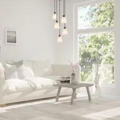   Rábalux 5334 Jarina beltéri függeszték, fekete, E27, 5x40W