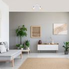 Rábalux 5355 Konrad beltéri spotlámpa, fehér, GU10, 2x50W