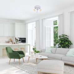   Rábalux 5356 Konrad beltéri spotlámpa, fehér, GU10, 3x50W