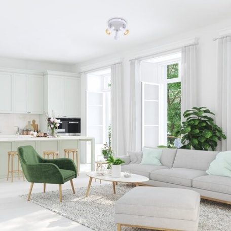 Rábalux 5356 Konrad beltéri spotlámpa, fehér, GU10, 3x50W