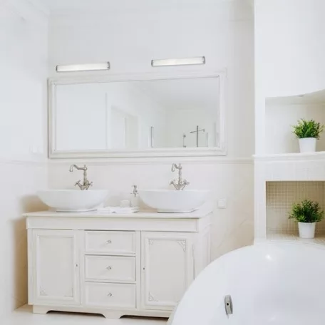 Rábalux 6270 Danton beltéri fürdőszobai lámpa, króm, 14W, L60cm, IP44