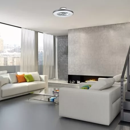 Rábalux 6858 Dalfon beltéri mennyezeti lámpa, ezüst, 40W