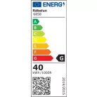 Rábalux 6858 Dalfon beltéri mennyezeti lámpa, ezüst, 40W