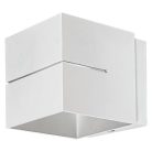 Rábalux 7018 Kaunas beltéri fali lámpa, kocka, matt fehér, 1xG9