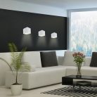 Rábalux 7018 Kaunas beltéri fali lámpa, kocka, matt fehér, 1xG9