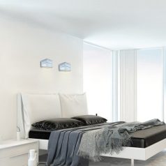   Rábalux 7019 Kaunas beltéri fali lámpa, kocka, alumínium, 1xG9