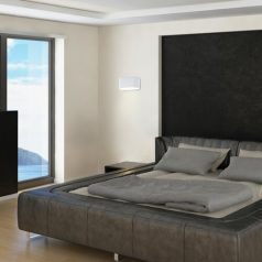   Rábalux 7024 Kaunas beltéri fali lámpa, ovál, matt fehér, 1xG9