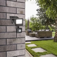 Rábalux 7066 Flood reflektor, szenzoros, fekete, 10W