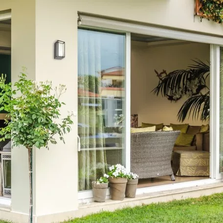 Rábalux 7109 Mendoza kültéri fali lámpa, téglatest, 6.5W, H22cm