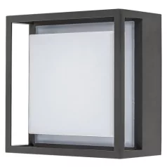   Rábalux 7110 Mendoza kültéri fali lámpa, négyzet, 6.5W, H22cm