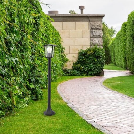 Rábalux 7129 Taverna kültéri állólámpa, matt fekete, 1xE27, H90cm