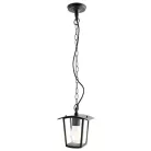 Rábalux 7130 Taverna kültéri függeszték, matt fekete, E27, 1x15W