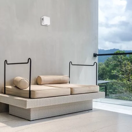 Rábalux 7318 Lippa kültéri fali lámpa, fehér, 4 fénysugár, 6W