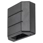 Rábalux 7319 Lippa kültéri fali lámpa, fekete, 6W