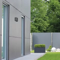 Rábalux 7319 Lippa kültéri fali lámpa, fekete, 6W