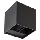 Rábalux 7396 Solin kültéri fali lámpa, matt fekete, G9, 1x42W, 10cm