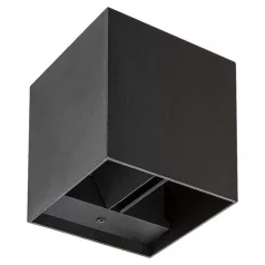   Rábalux 7396 Solin kültéri fali lámpa, matt fekete, G9, 1x42W, 10cm