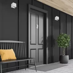   Rábalux 7476 Balimo kültéri fali lámpa, fekete, 12W, 560lm