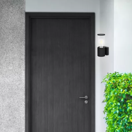 Rábalux 7502 Wellington kültéri fali lámpa, fekete, E27, 1x60W