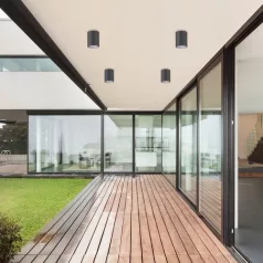   Rábalux 7819 Zombor kültéri mennyezeti lámpa, kerek, antratic, GU10, 35W