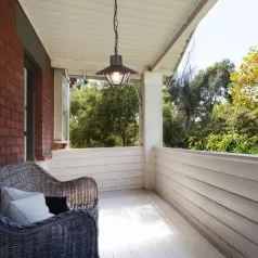   Rábalux 7885 Almada kültéri függeszték, barna, E27, 1X10W