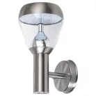 Rábalux 7919 Amalfi kültéri fali lámpa, szatén króm, 8W