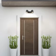   Rábalux 7930 Elva kültéri fali lámpa, antracit, GU10, 2X35W