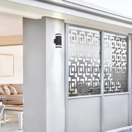 Rábalux 7956 Sintra kültéri fali lámpa, fekete, GU10, 2X25W